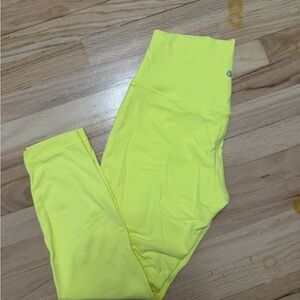 lululemon athletica Yellow Leggings